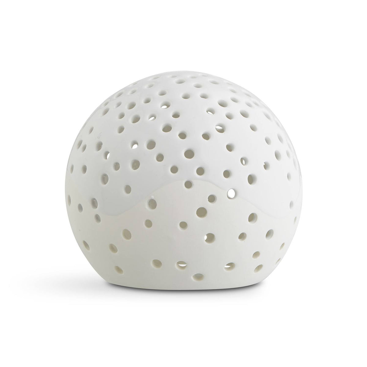 White Tealight Candle Ball T9812