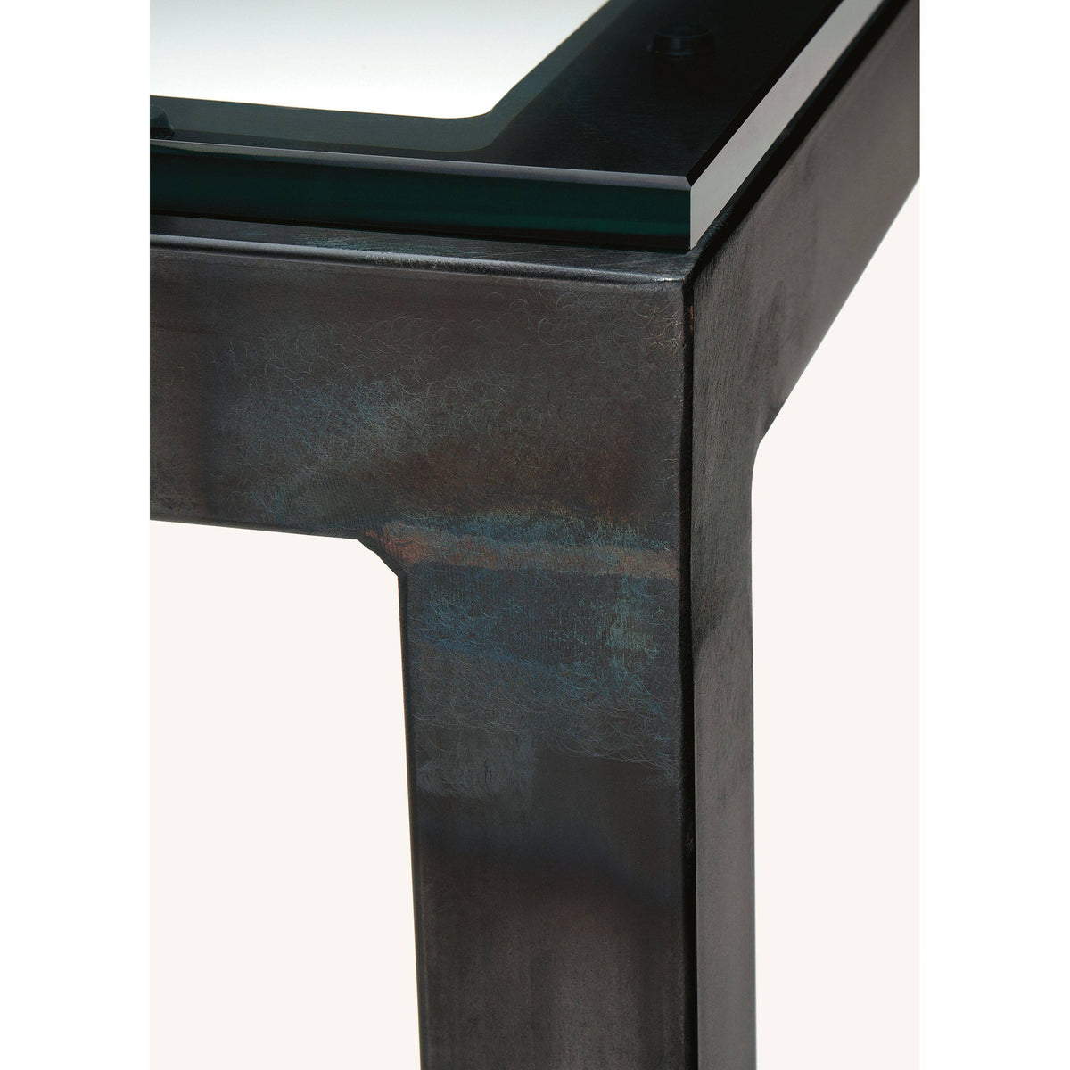 Ecru Quartz Top Bar Table with Silver Base R14682