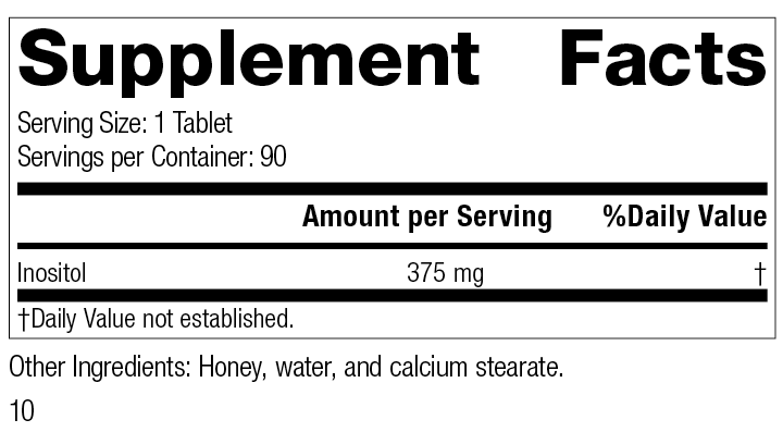Inositol 90 Tablets V859