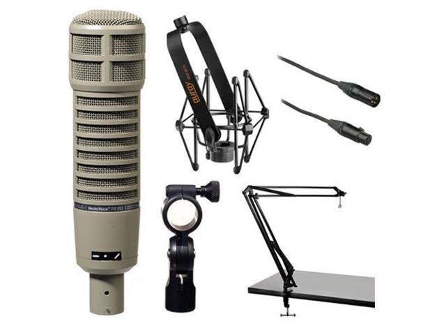 RE20 Microphone Kit with Broadcast Arm and Microphone Cable G989