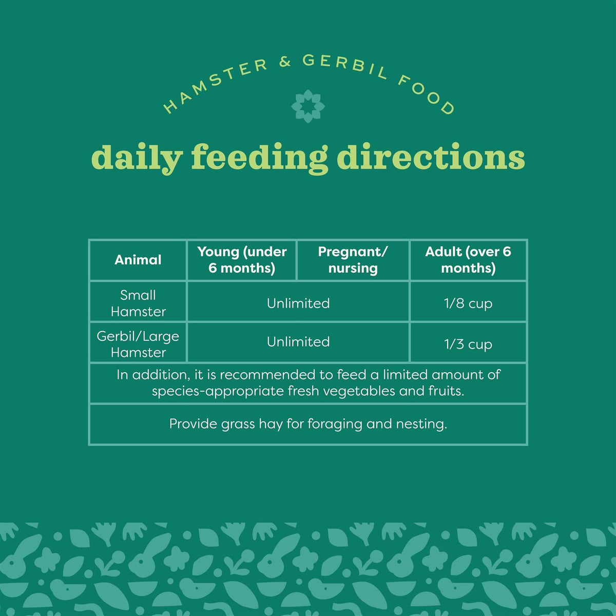 Garden Select Gerbil & Hamster Food D492598