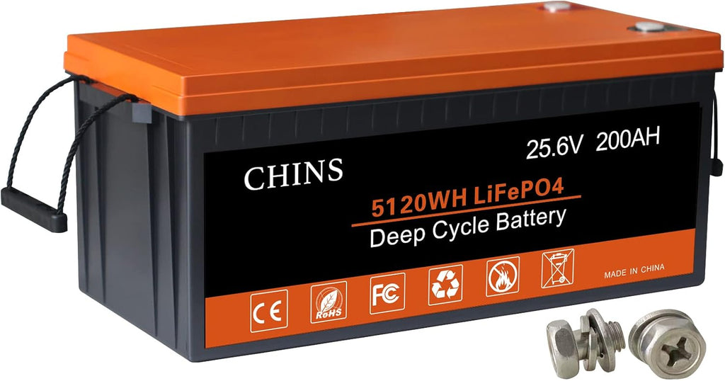 12V 100AH LiFePO4 Lithium Battery with Built-in BMS S3208