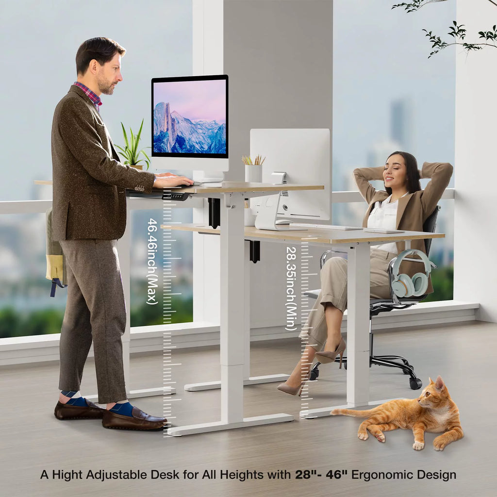 Height Adjustable Electric Standing Desk 40 x 24 Inches A140