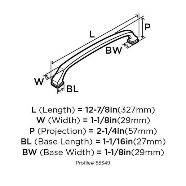 Gilded Bronze Appliance Pull E519