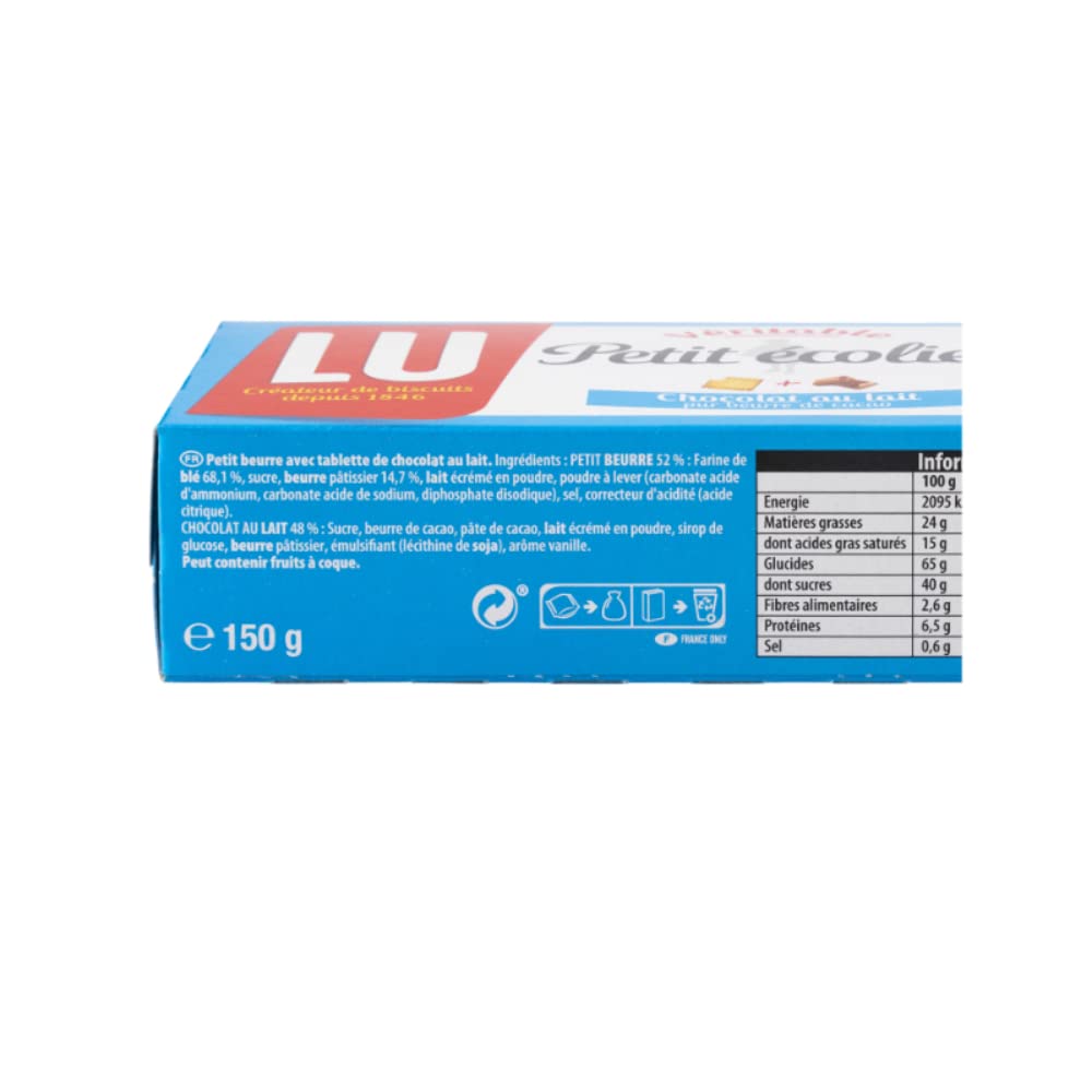 Milk Chocolate Biscuits 150g Pack of 6 Q648