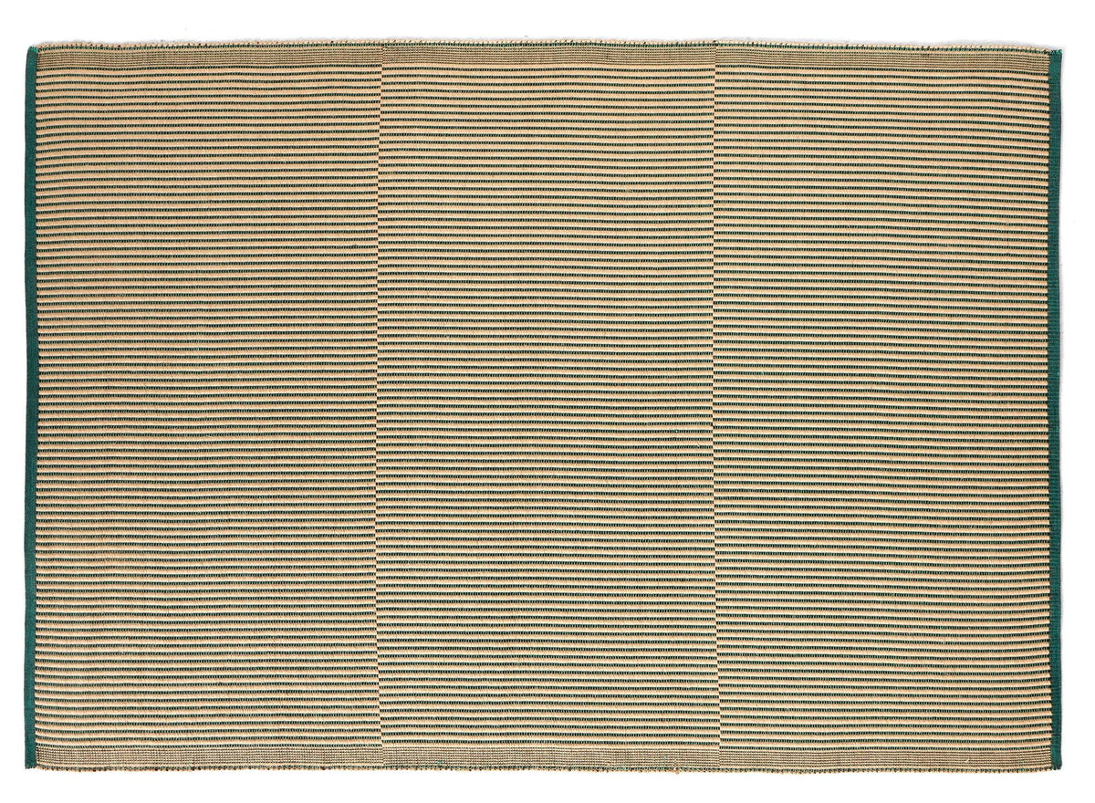Black / Green Carpet, 80 x 200 cm J402
