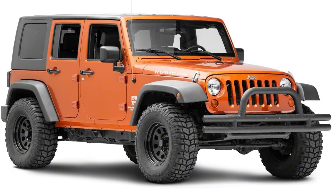 Textured Black Tubular Front Bumper K37656