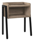 Dark Taupe Accent Table O109