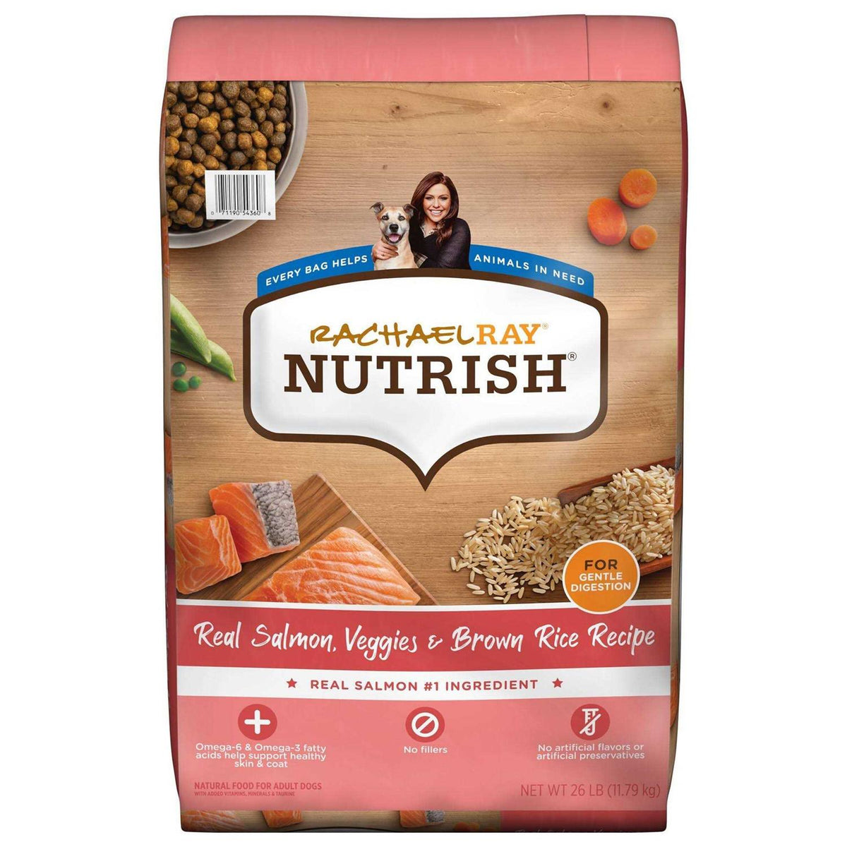 Salmon Veggies & Brown Recipe Dry Dog Food Y45385