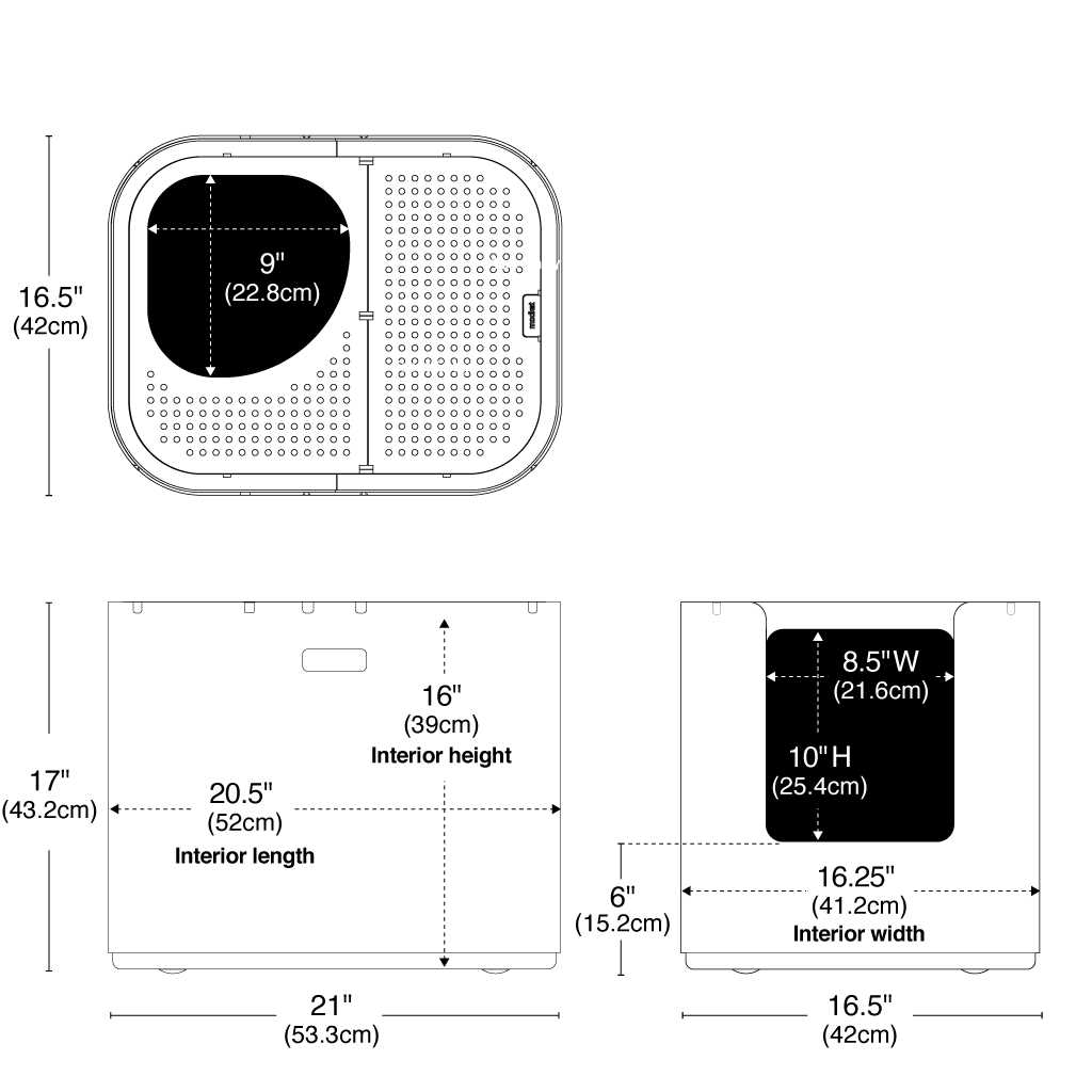 XL Configurable Litter Box Y793448