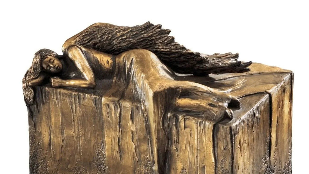 Artistic Angel at Rest Cremation Urn for Adult E2256