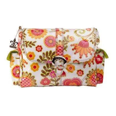 Cobalt Paisley Laminated Buckle Diaper Bag E21535