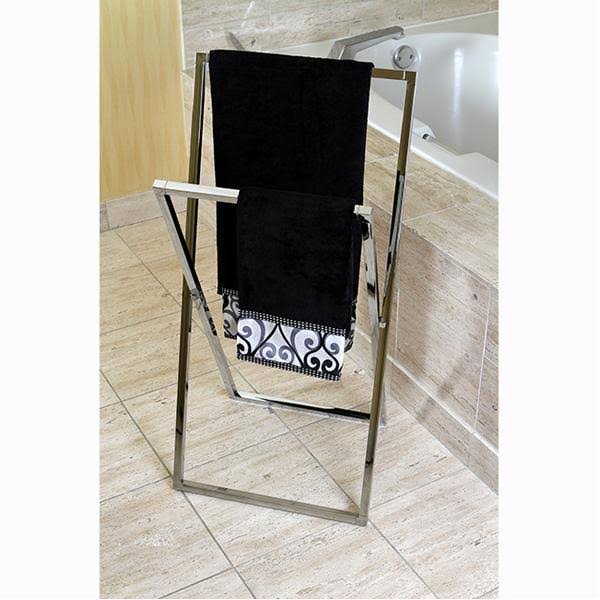 Polished Chrome Steel Construction Towel Rack W451737