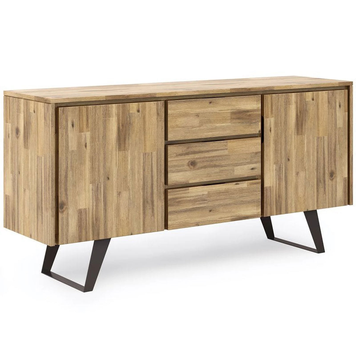 Solid Acacia Wood Sideboard Buffet W906696
