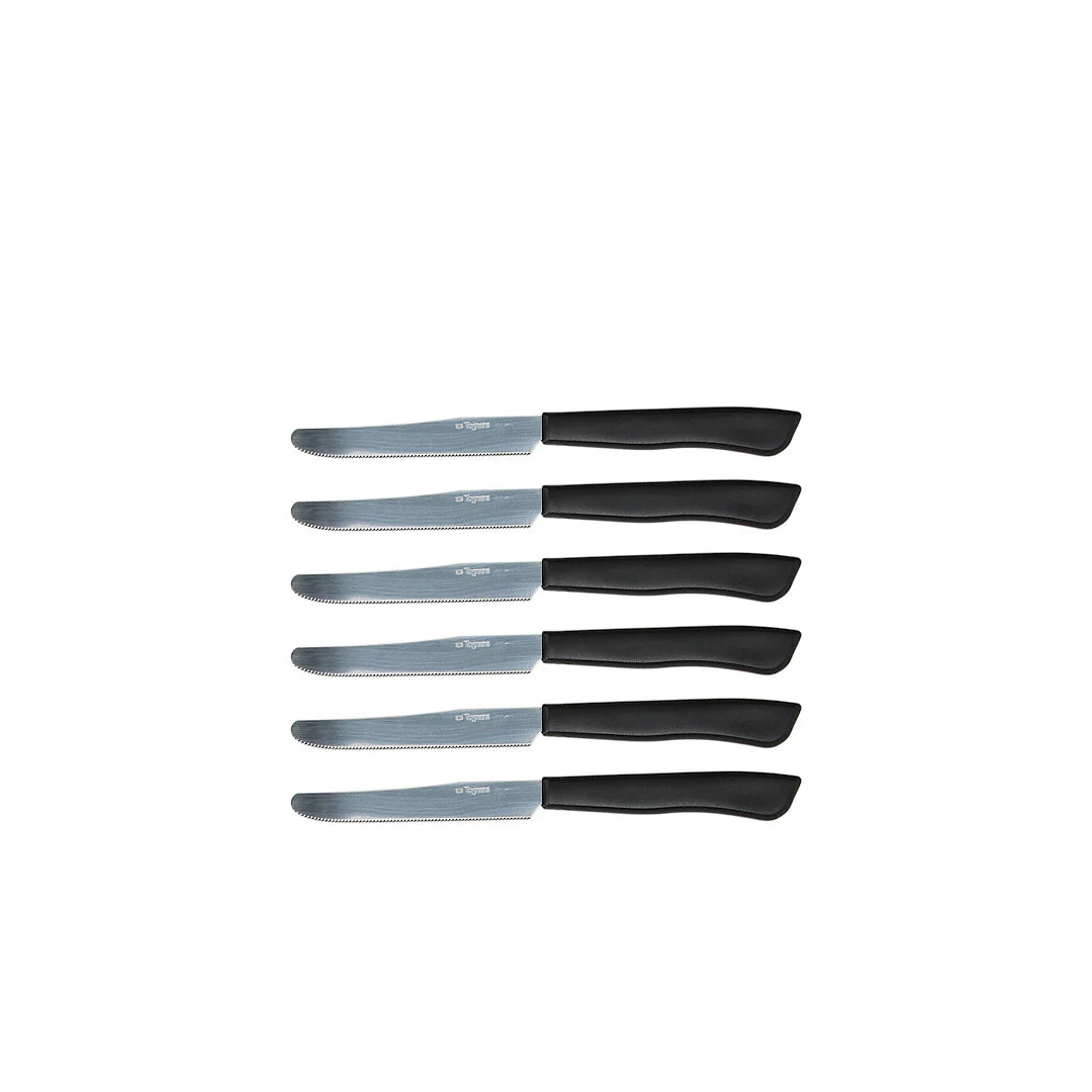 Black Set 6pcs Table Knives M40085