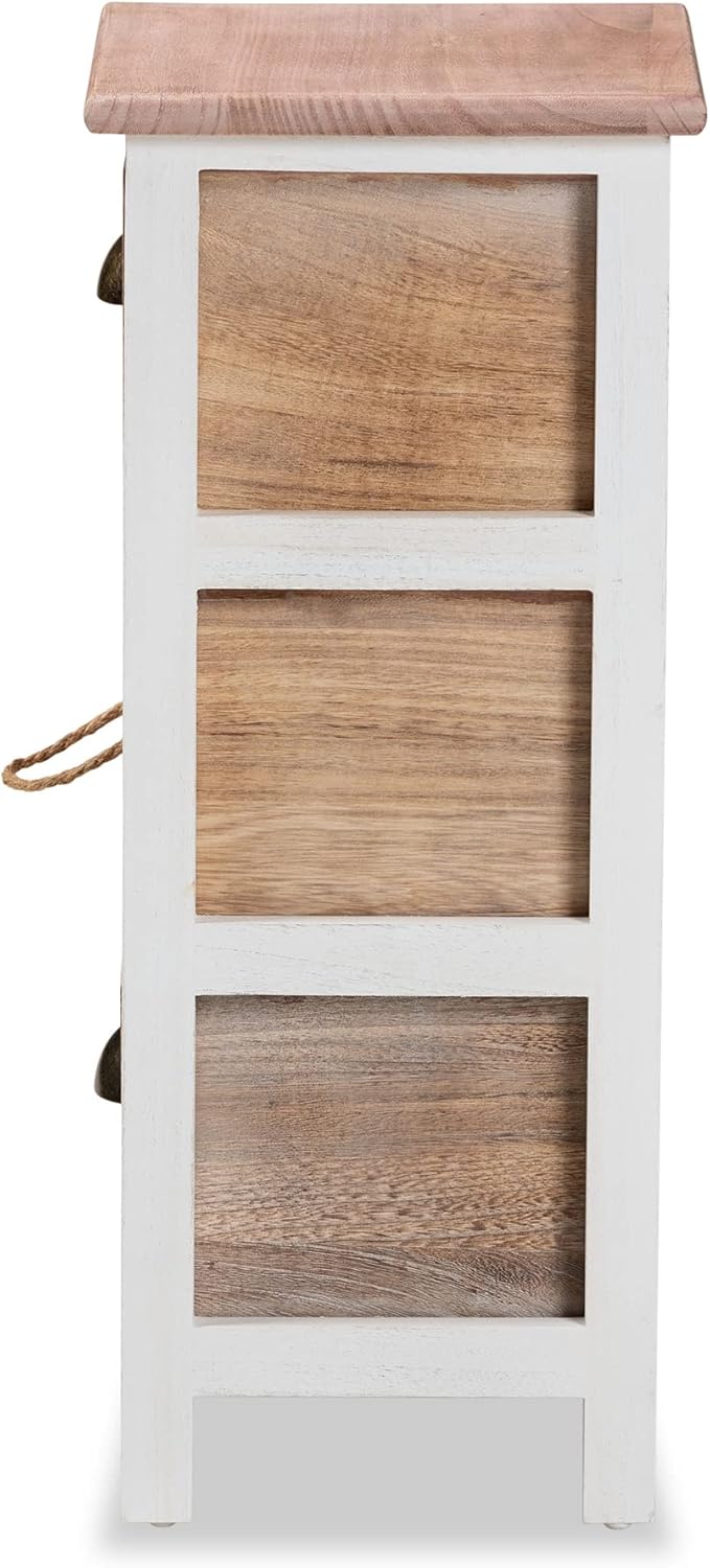 White/Oak Brown Shelving and Cabinets Z31267