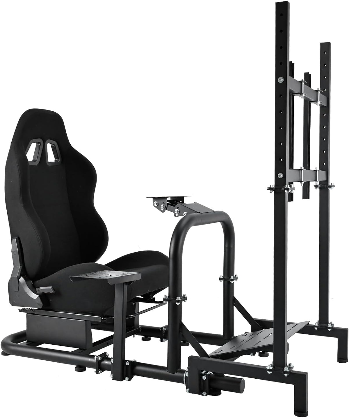 Racing Simulator Cockpit with Seat and Monitor Mount G3669
