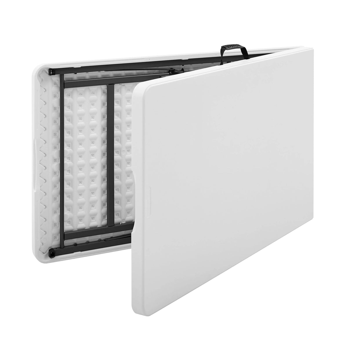 White 8 Foot Folding Plastic Table Y1408