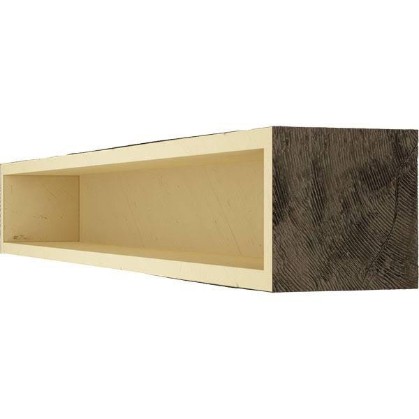 Premium Walnut Faux Wood Fireplace Mantel F286390