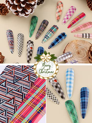 100 Sheets Christmas Nail Foil Transfer Stickers R2836