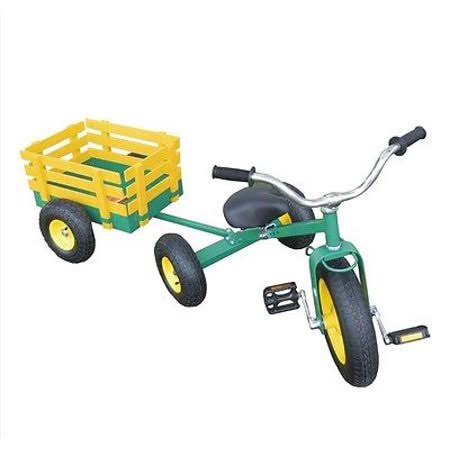 Green Tricycle with Wagon Set I875