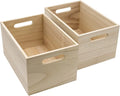 Unfinished Wood Crates 2 Pack G906