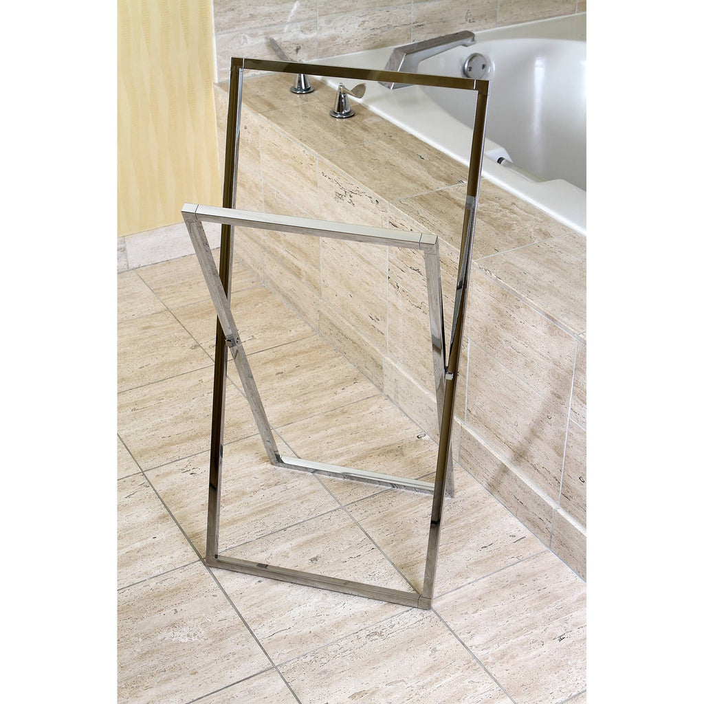 Polished Chrome Steel Construction Towel Rack W451737