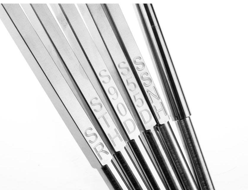 Set of 6 Full Size Carbide Wood Lathe Tools with 4 Handles H851264