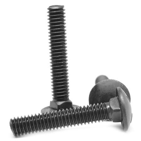 Black Oxide Medium Carbon Steel Carriage Bolt, 5/8 inch-11 x 1 1/2 inch, Pk 100 D94503