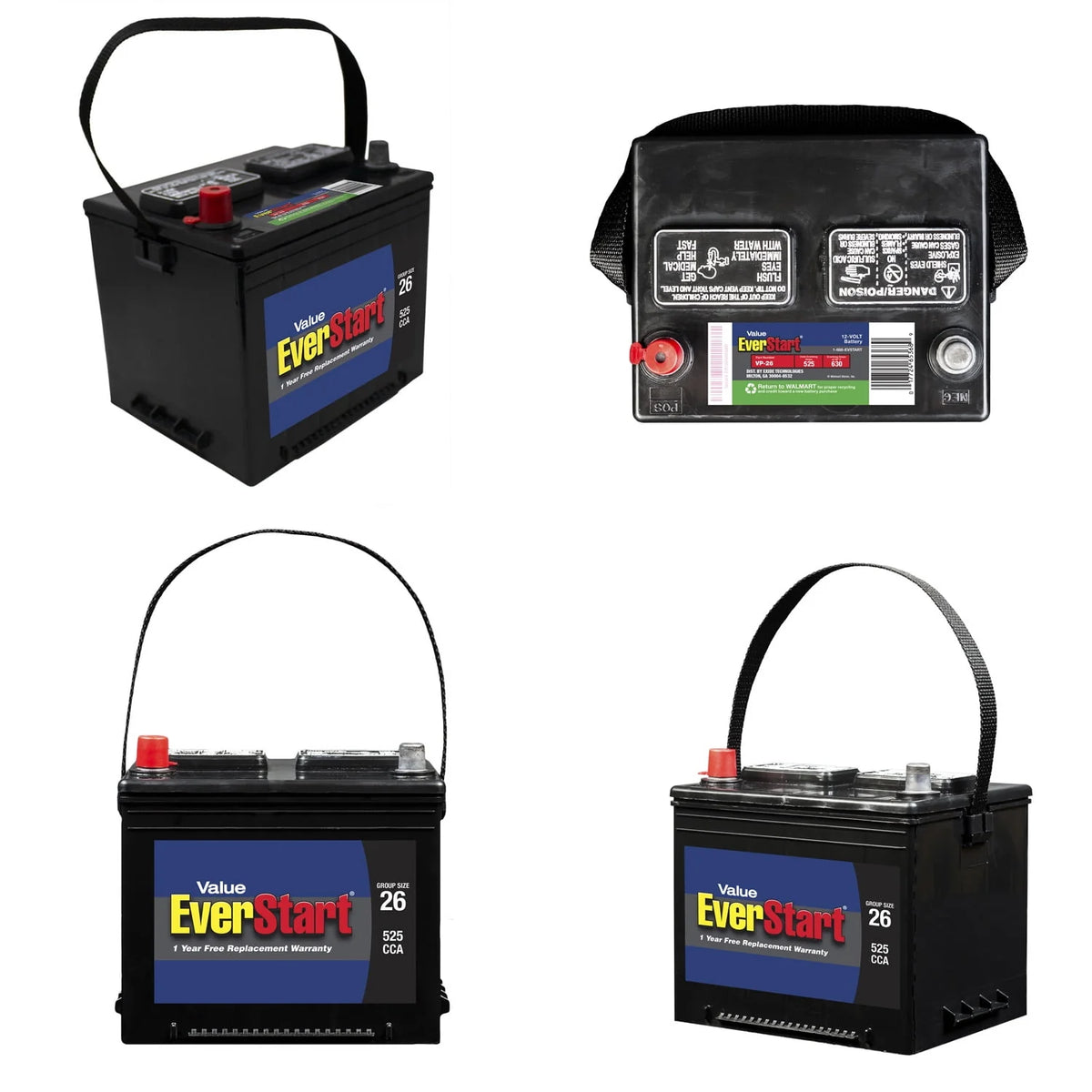 Lead Acid Automotive Battery Group Size 26 12V 525 CCA G35359