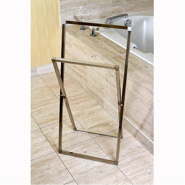 Polished Chrome Steel Construction Towel Rack W451737
